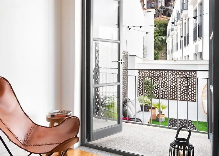 Private Terrace At Flores Street Apartman Porto